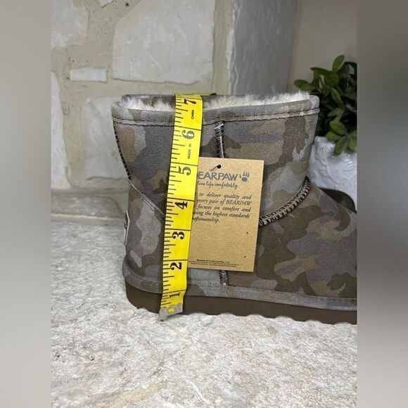 Bearpaw Aleesa Exotic green camouflage boots sz 11 - Picture 10 of 10